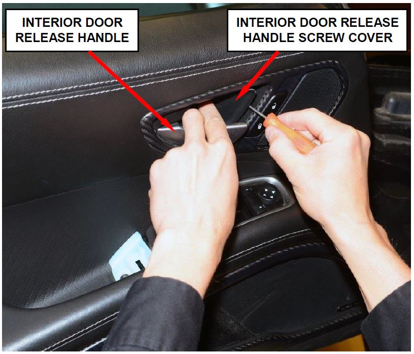 Interior Door Release Handle Screw Cover