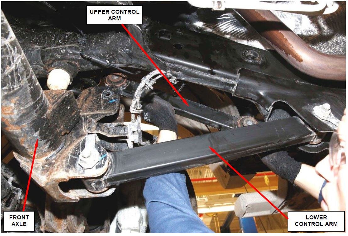 Figure 2 – Upper Control Arm Removal