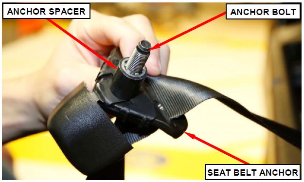 Seat Belt Anchor Spacer