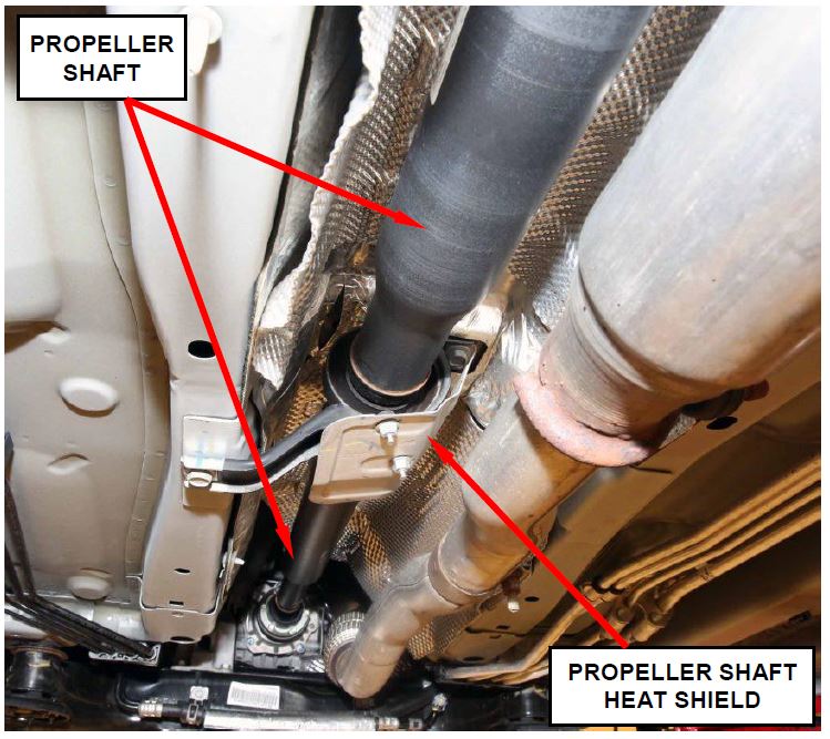 Rear Propeller Shaft Heat Shield