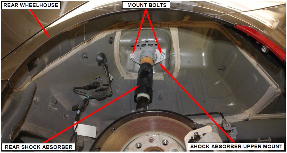 Figure 3 – Rear Shock Absorber Upper Mount