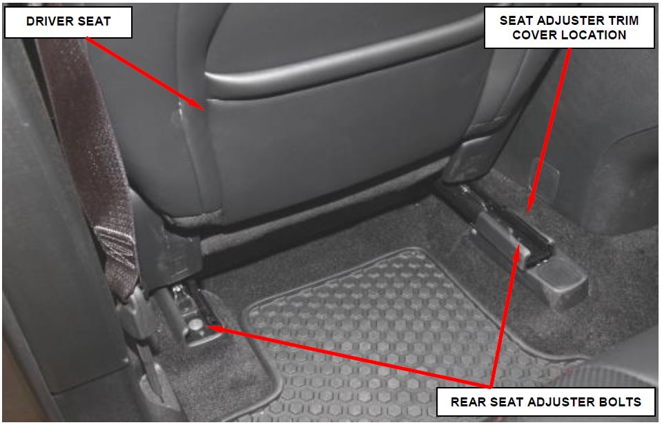 Rear Seat Adjuster Bolts