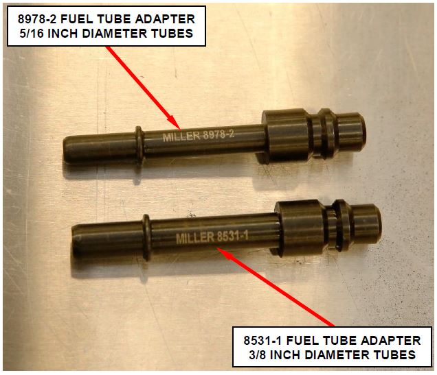 Figure 8 – Fuel Tube Adapter Fittings
