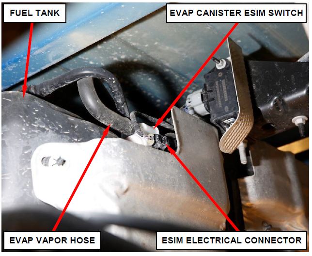 Figure 11 – EVAP Canister ESIM Switch