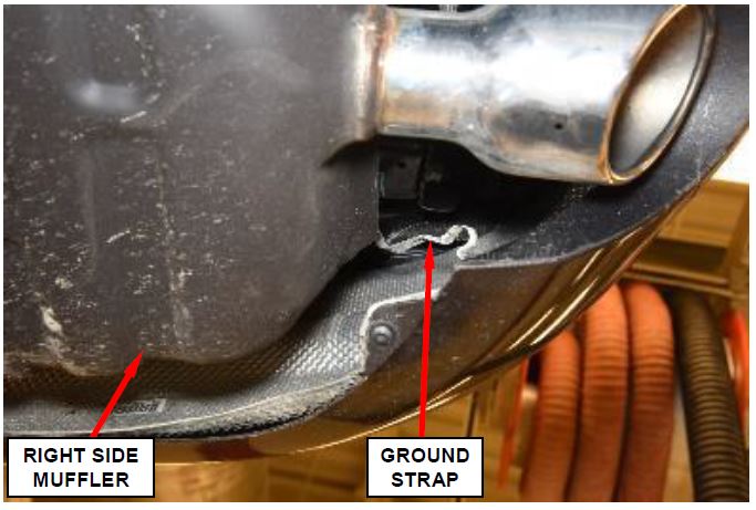 Figure 13 – Exhaust System Ground Strap