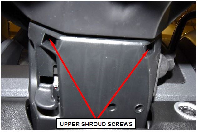 Figure 6 – Upper Shroud Screws