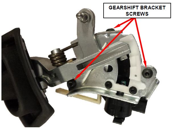 Figure 12 – Gearshift Bracket / BTSI Assembly Screws