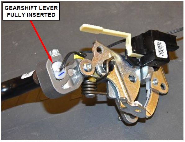 Figure 15 – Gearshift Lever Insertion