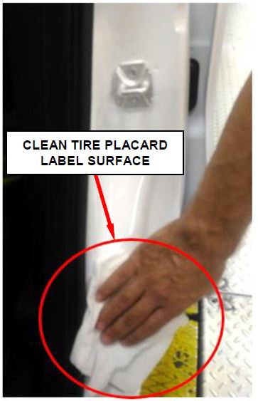 Figure 3 – Clean Existing Label