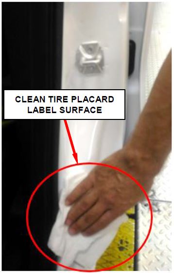Figure 3 – Clean Existing Label
