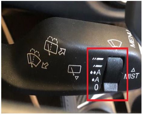 Figure 11 – Turn Wiper Switch to Off Position