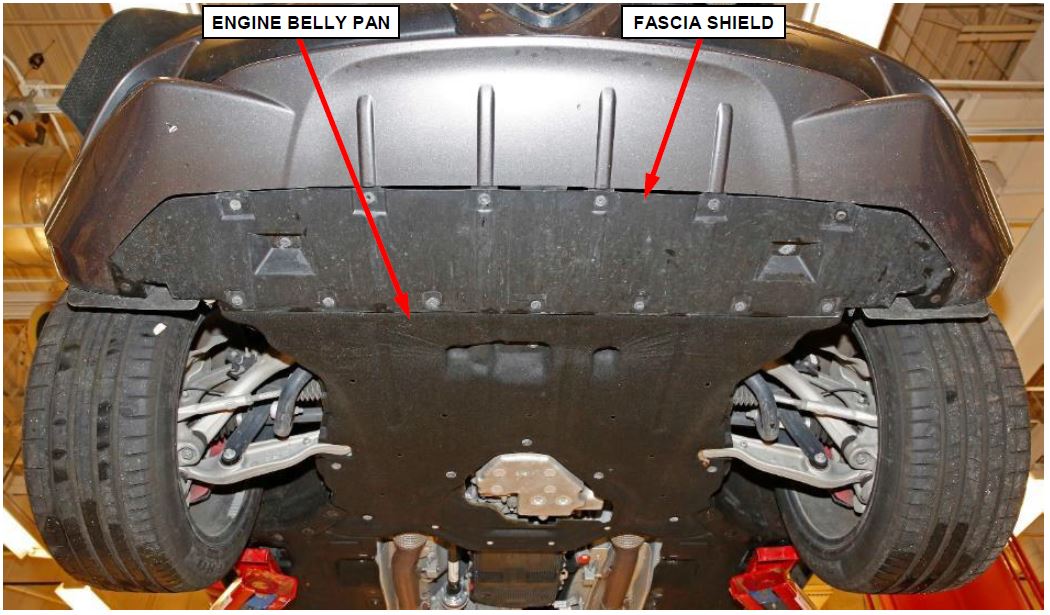 Figure 3 – Engine Belly Pan and Fascia Shield