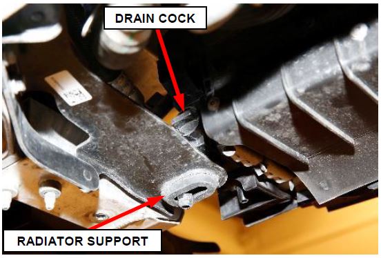 Figure 8 – High Temperature Primary Radiator Drain Cock