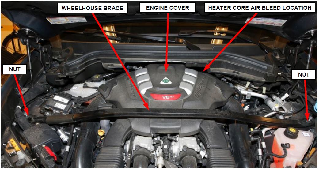 Figure 10 – Wheelhouse Brace and Engine Cover