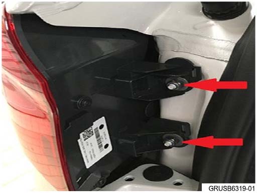 tail light mounting areas