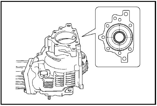 Install the transfer RH bearing retainer sub-assembly