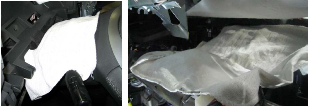 cover the steering column cover