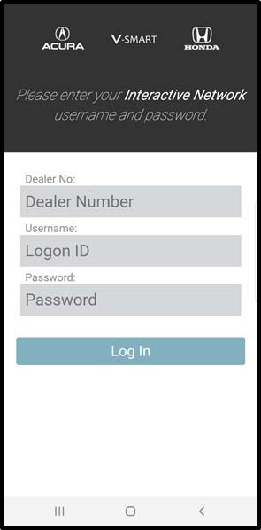 Log in to the tool using your iN credentials