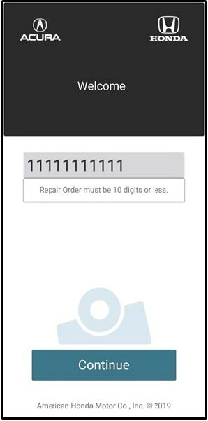 If you leave this field blank or if more than 10 digits are entered, you will see these screens
