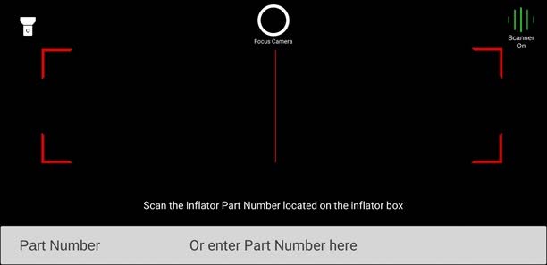 Scan the part number using the V-SMART camera