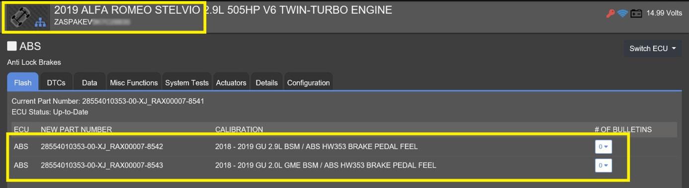 Figure 25 – Brake Pedal Feel Software