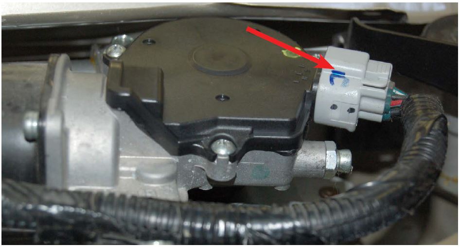 wiper motor wiring connector