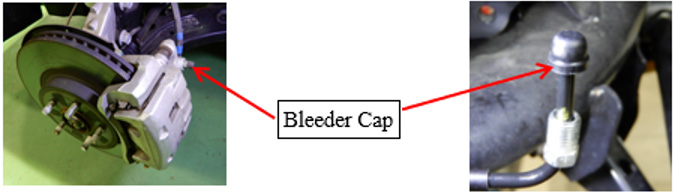 Rubber Bleeder Screw Cap